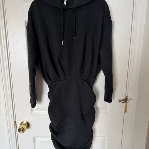 Black Hooded Dress